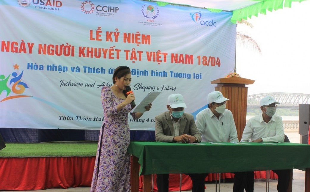 ACDC - A series of activities in response to vietnam day of person with disabilities 2022